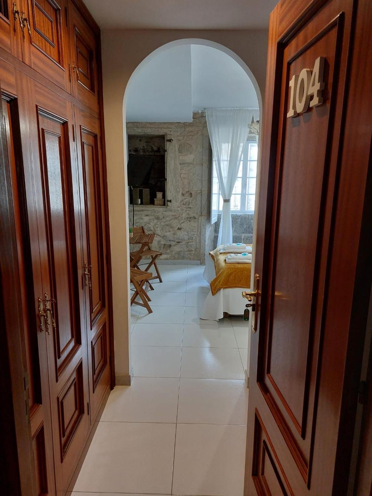 A Taberna De Gundian Hotel Vedra Buitenkant foto