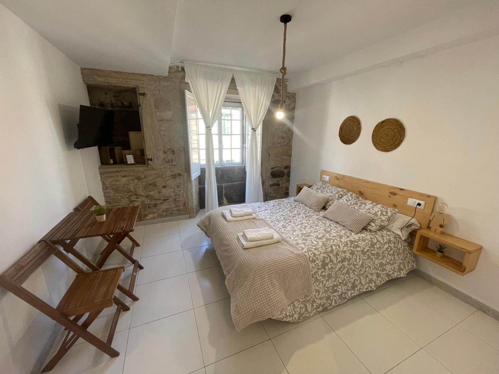A Taberna De Gundian Hotel Vedra Buitenkant foto