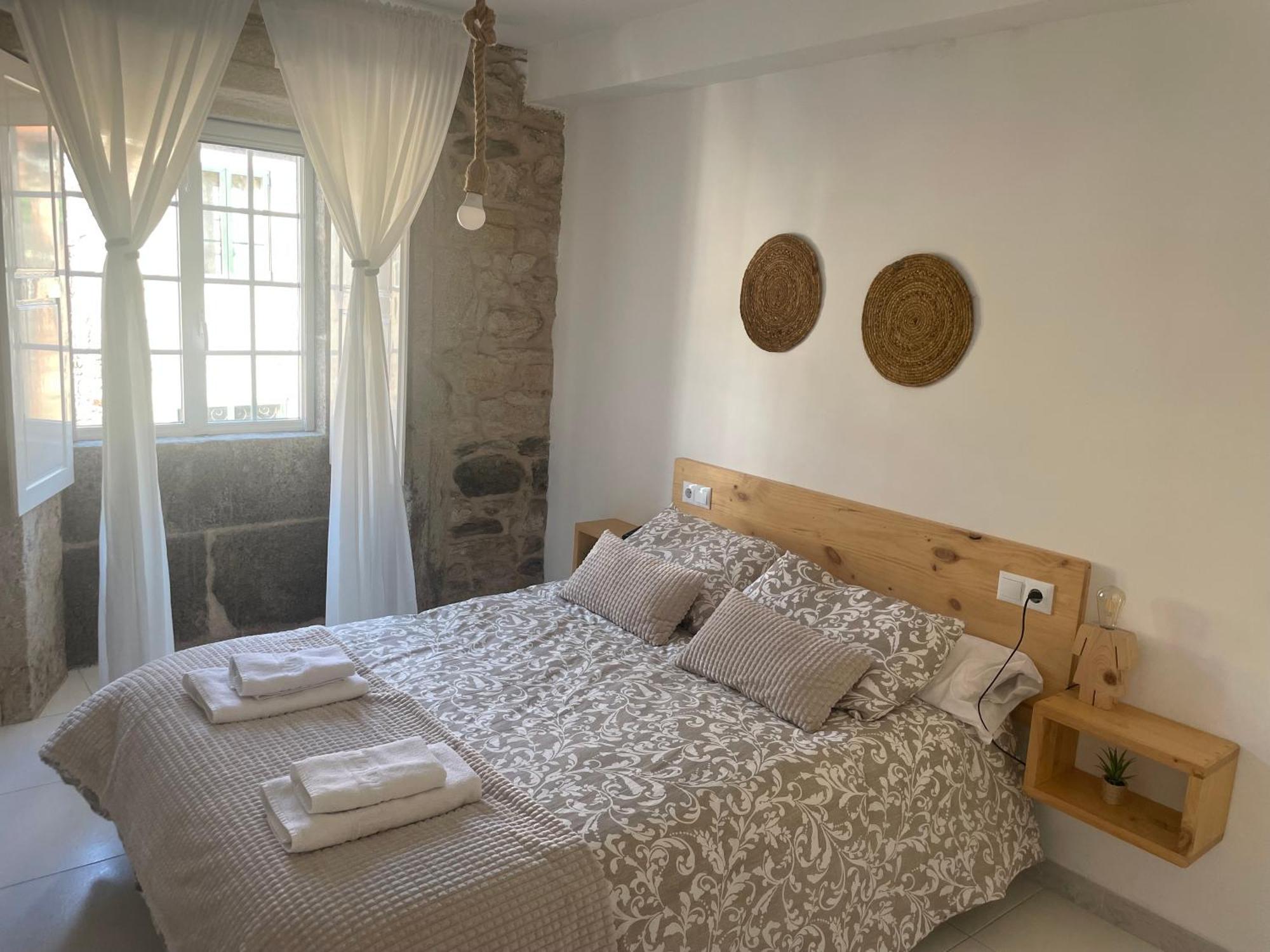 A Taberna De Gundian Hotel Vedra Buitenkant foto