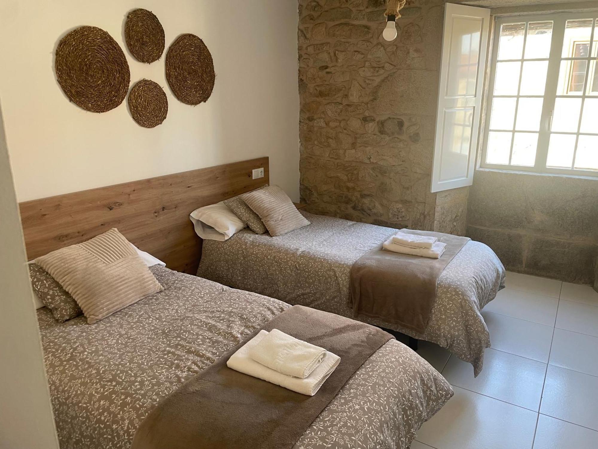 A Taberna De Gundian Hotel Vedra Buitenkant foto