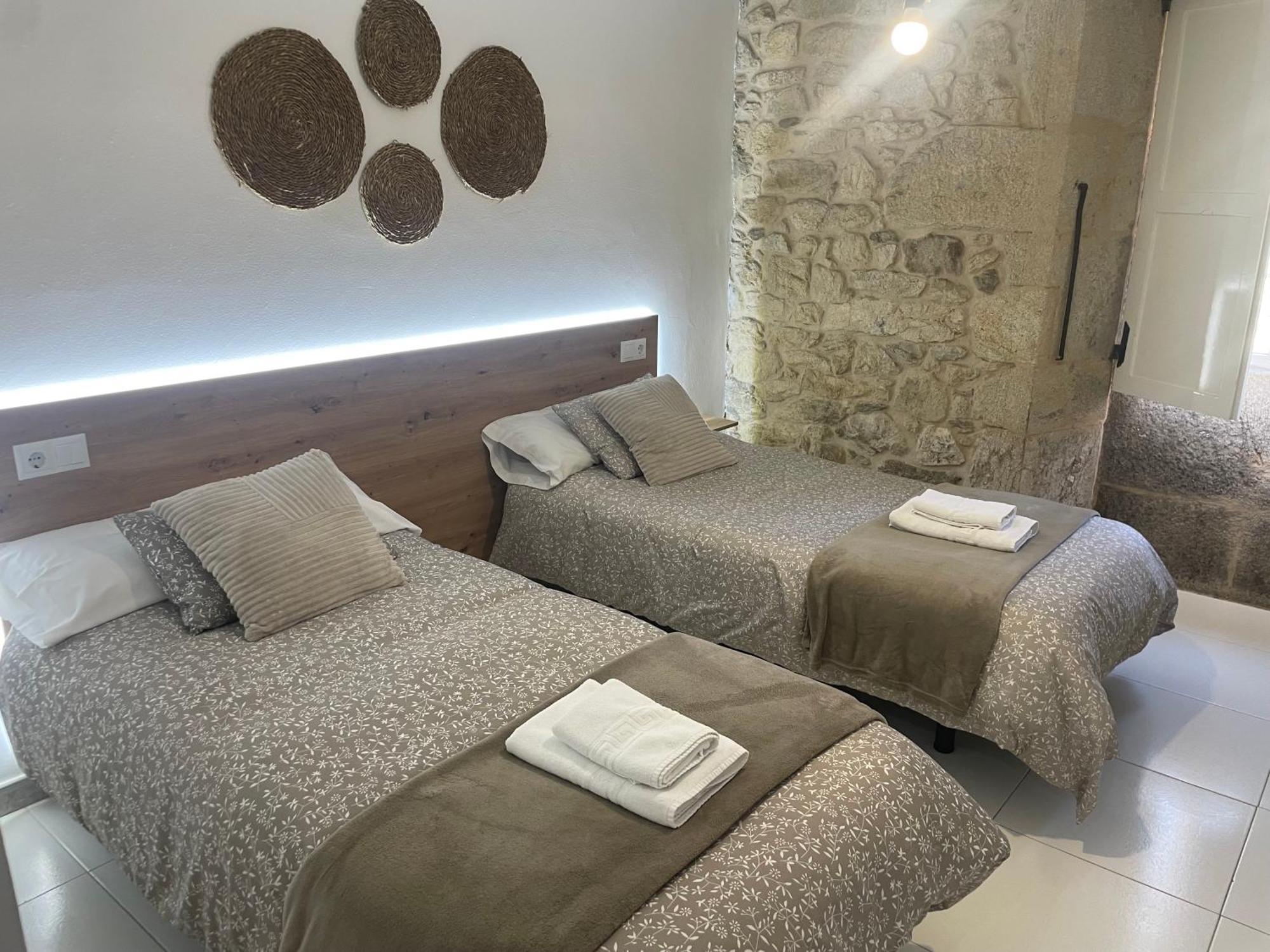 A Taberna De Gundian Hotel Vedra Buitenkant foto