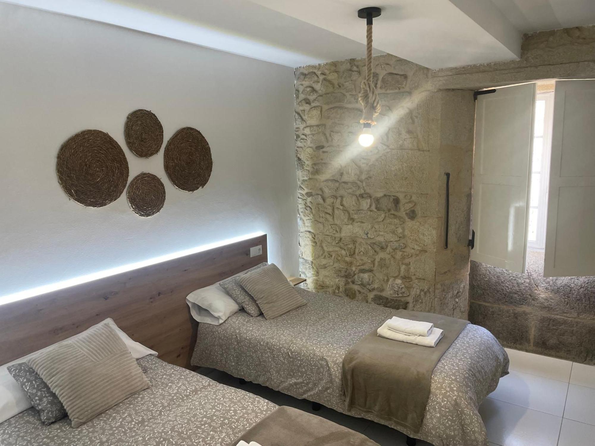 A Taberna De Gundian Hotel Vedra Buitenkant foto