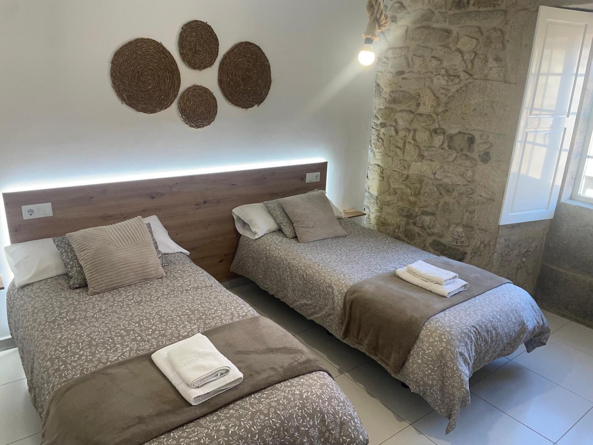 A Taberna De Gundian Hotel Vedra Buitenkant foto