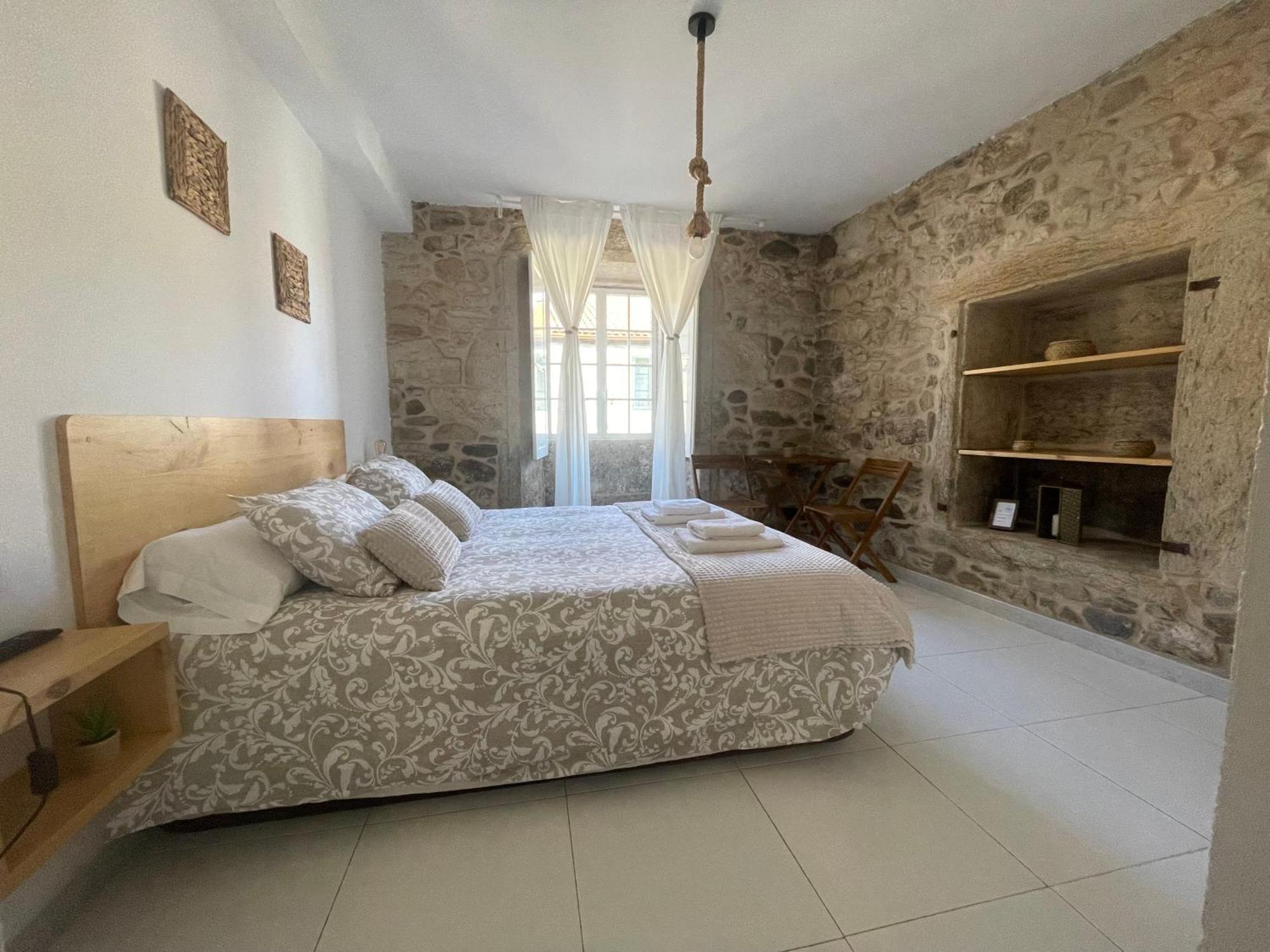 A Taberna De Gundian Hotel Vedra Buitenkant foto